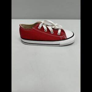 Converse All Star Red Canvas Sneakers for Kids
